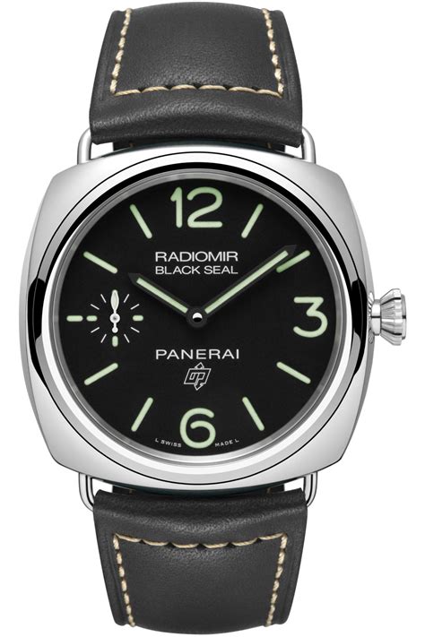 panerai radiomir black seal logo price|Panerai radiomir black seal price.